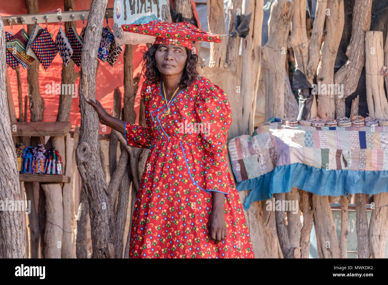 Herero, Brandberg, Namibia, Africa Stock Photo