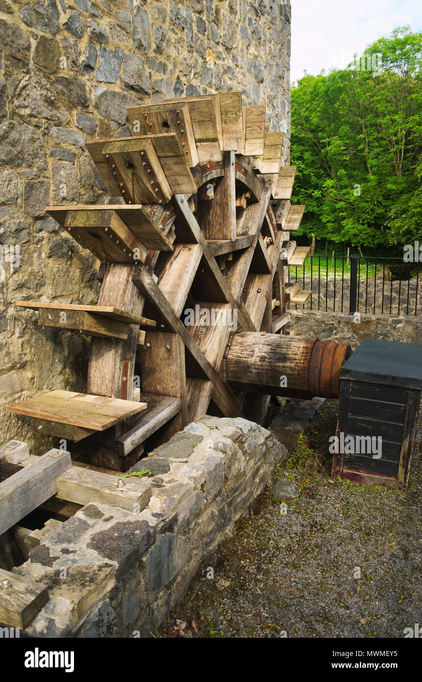 A water mill wheel Bunratty Stock Photo