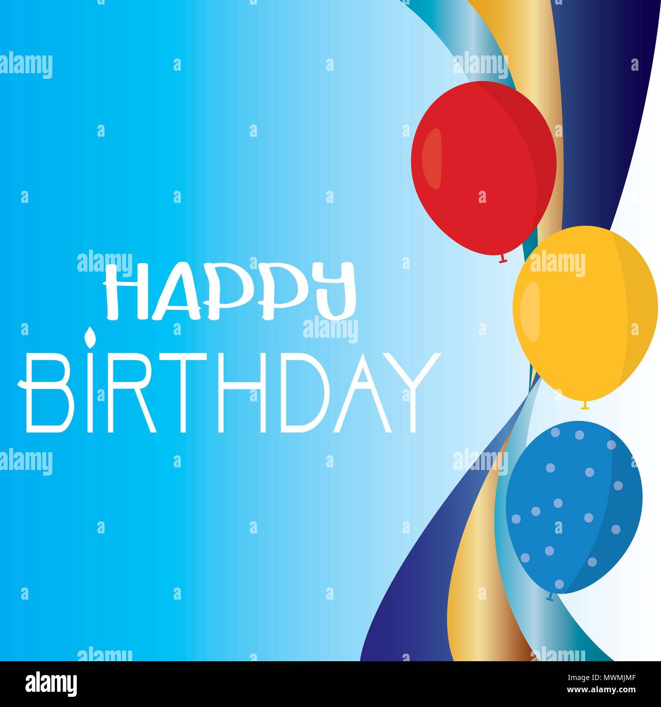 Happy Birthday Background Stock Vector Image & Art - Alamy