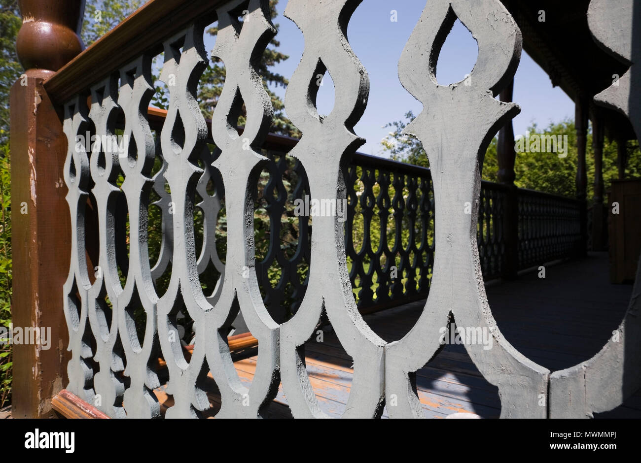 Veranda Railing Object Painted Veranda High Resolution Stock Photography and Images - Alamy