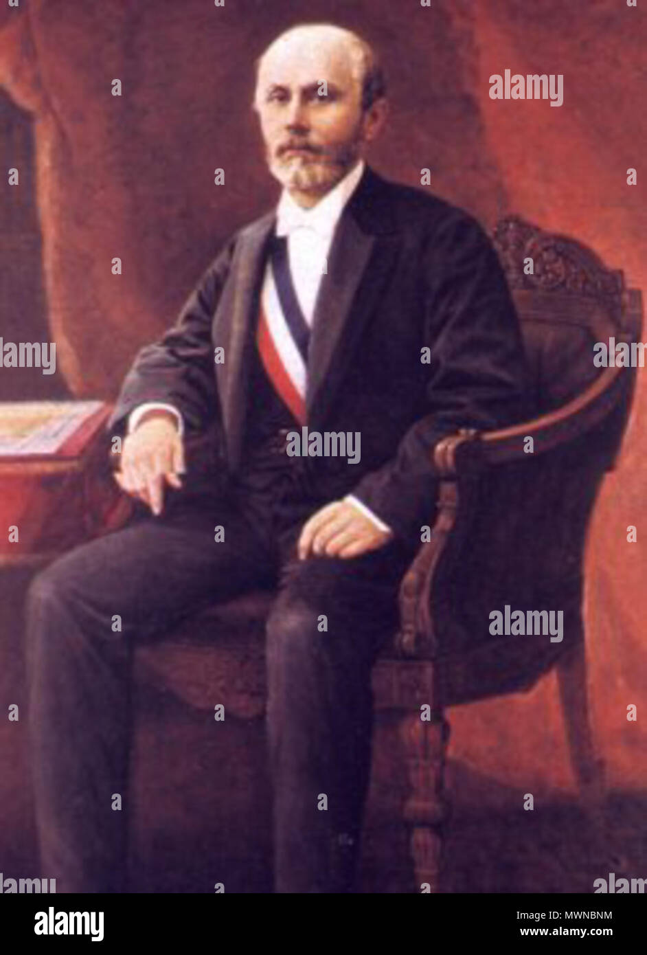 . Retrato de Aníbal Pinto Garmendia, Presidente de Chile (1876-1881