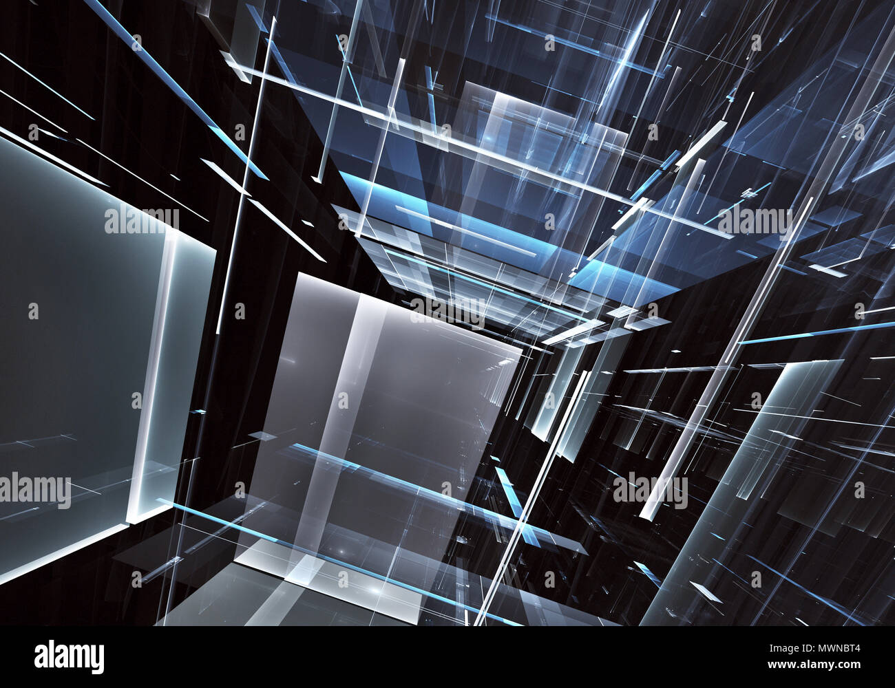 Abstract Future Technology Background Computer Generated 3d