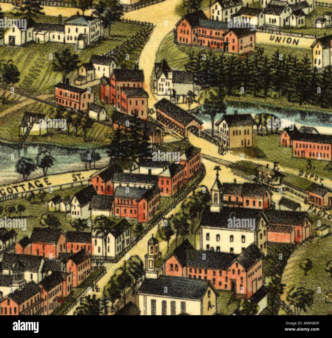 Map of goffstown hires stock photography and images Alamy