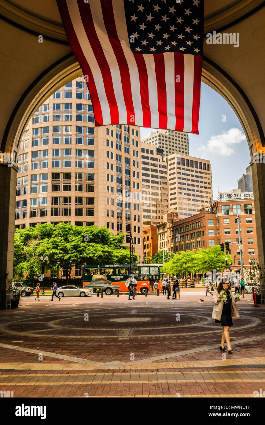 Boston Harbor Hotel   Boston, Massachusetts, USA Stock Photo