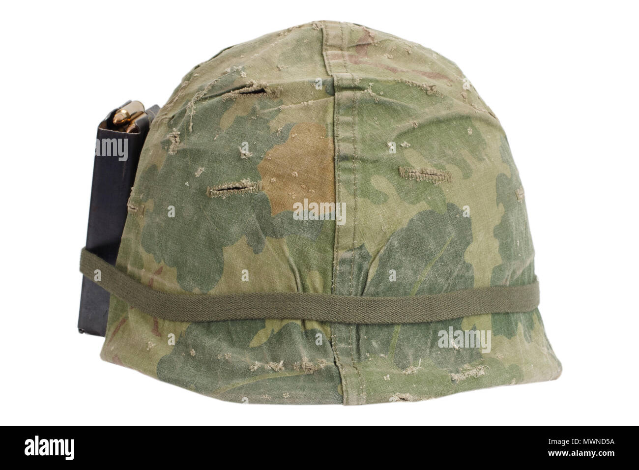 US Army helmet Vietnam war period 1964-1974 Stock Photo