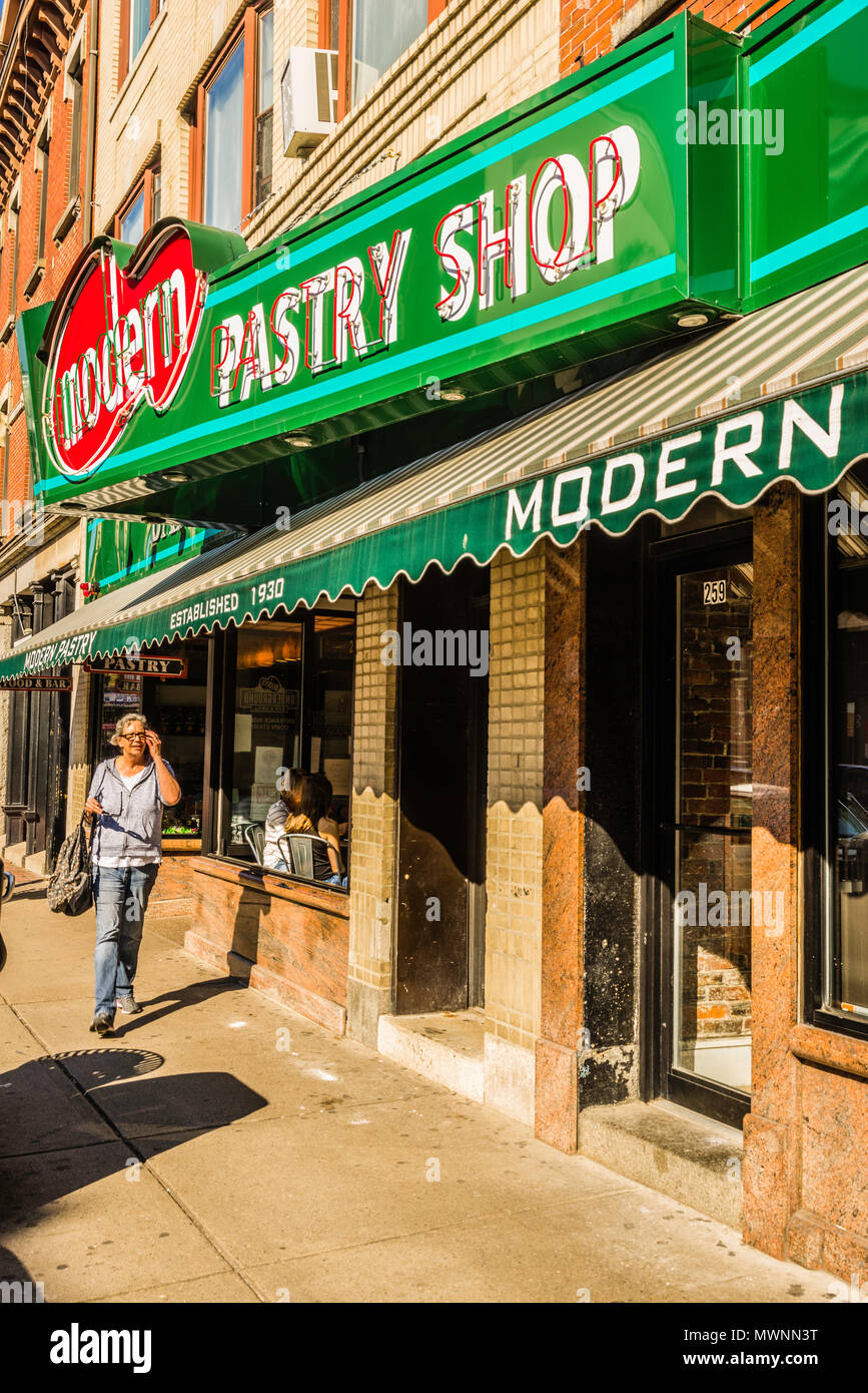 Modern Pastry Hanover Street Boston, Massachusetts, USA Stock Photo Alamy