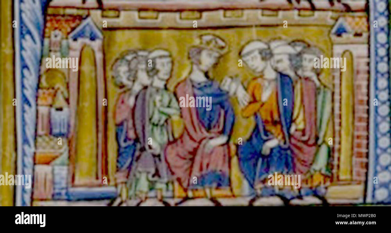 . Français Jean II Comnène et Raymond de Poitiers . 13th century