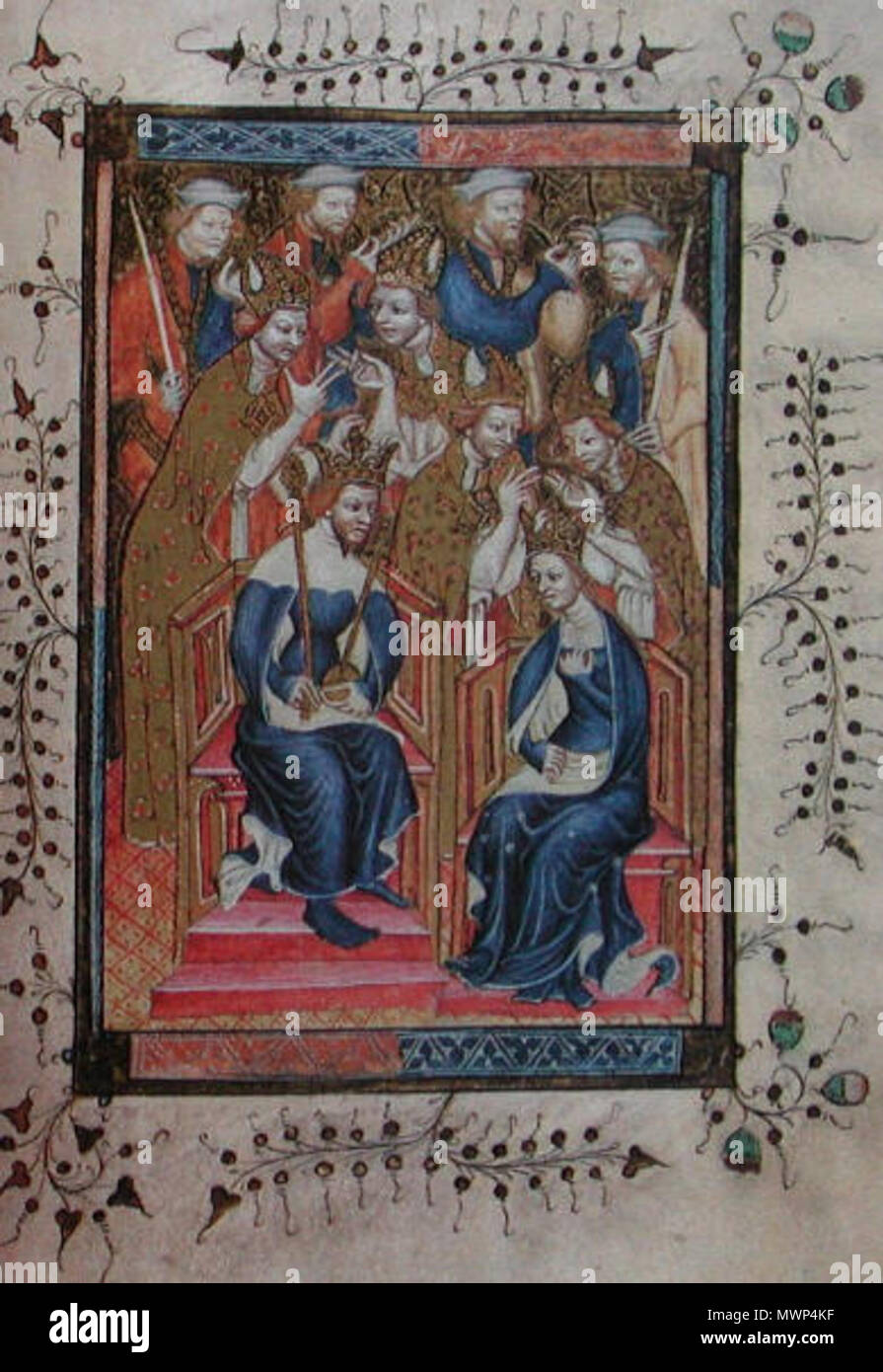 . English Liber regalis . 14th century. Anonymous 521 Richard Anna