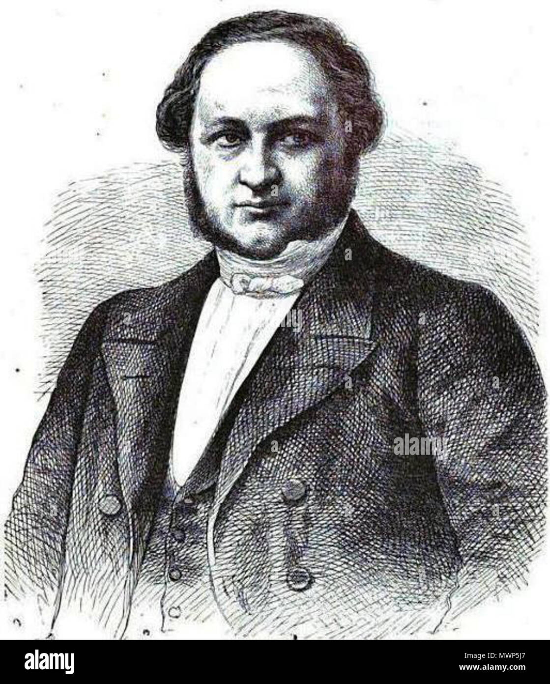 . Eugène Rouher. 1869. artiste inconnu, d'après une photographie 530 Rouher Stock Photo