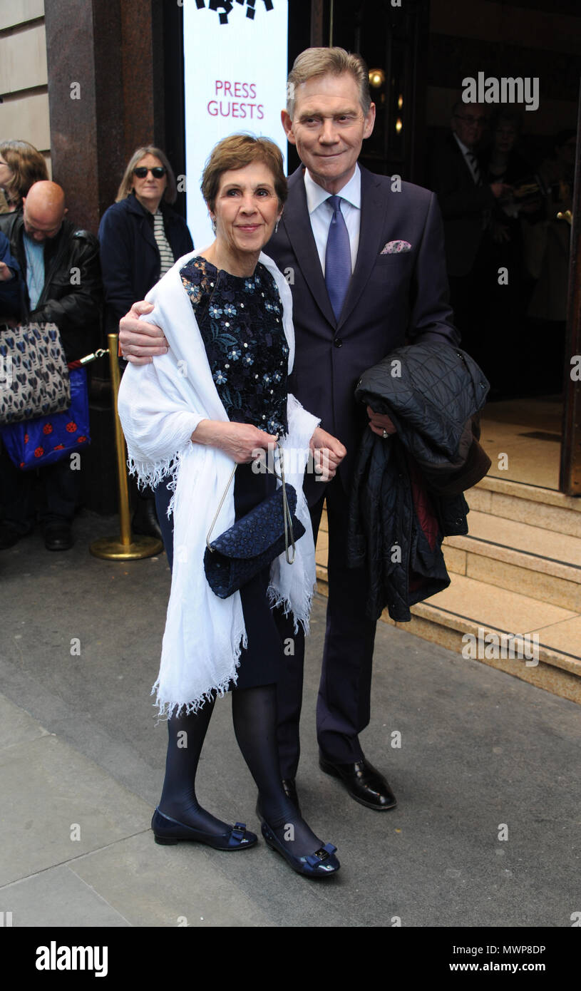 Arrivals for 'Chess' Press Night at the London Coliseum  Featuring: Anthony Andrews Where: London, United Kingdom When: 01 May 2018 Credit: WENN.com Stock Photo
