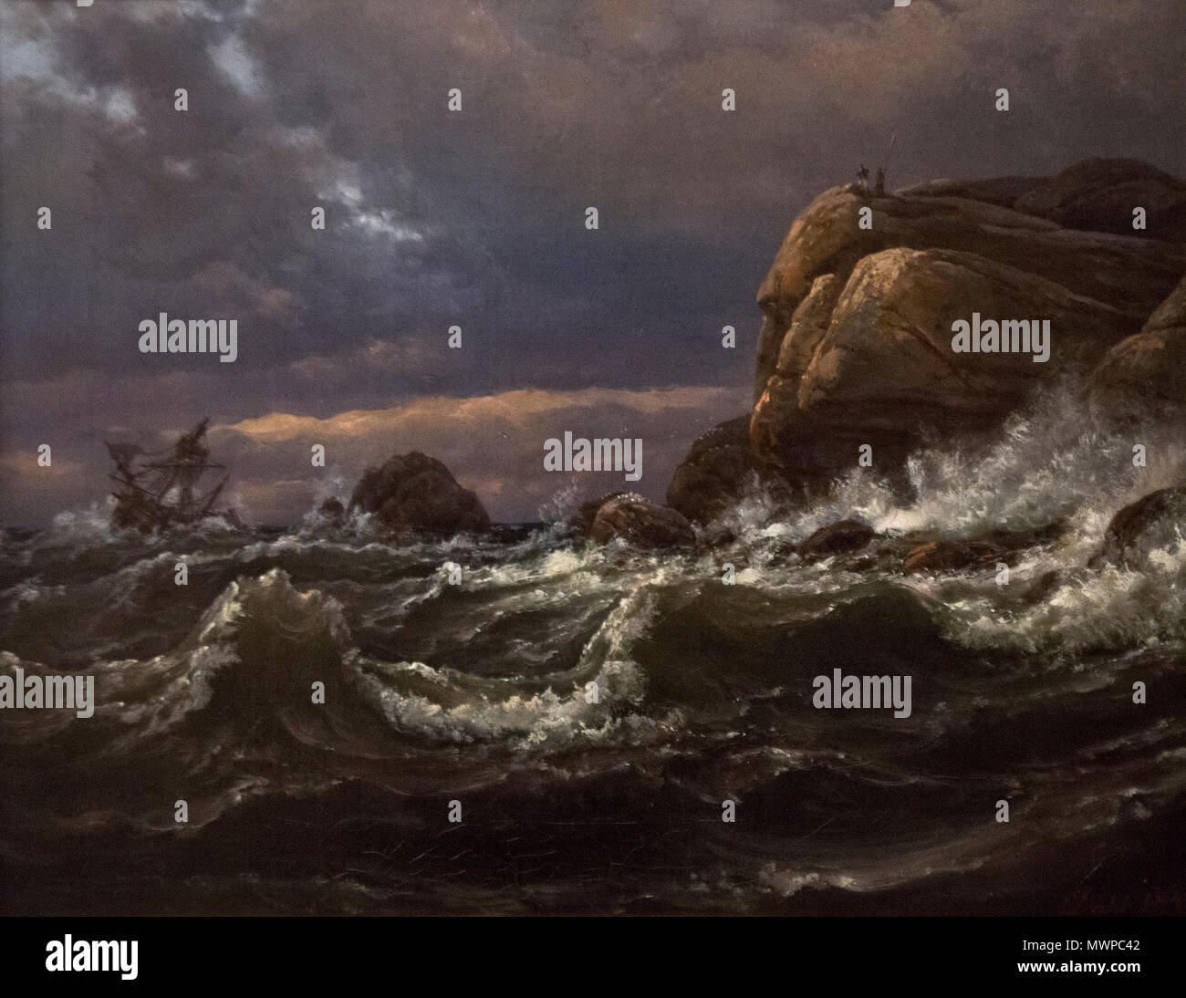 Stormy sea painting hi-res stock photography and images - Alamy