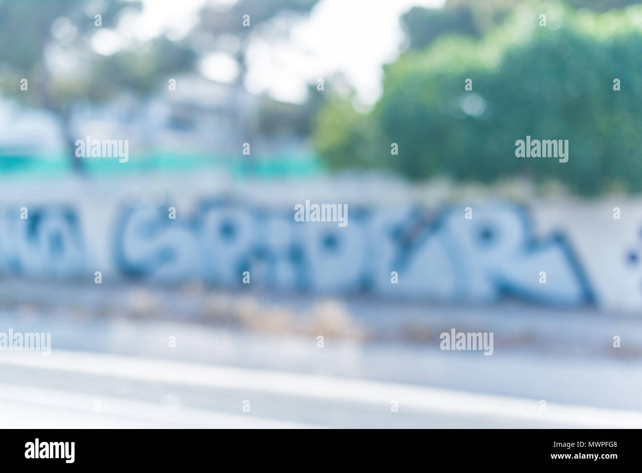 Defocused and blurred background, outdoor Stock Photo - Alamy