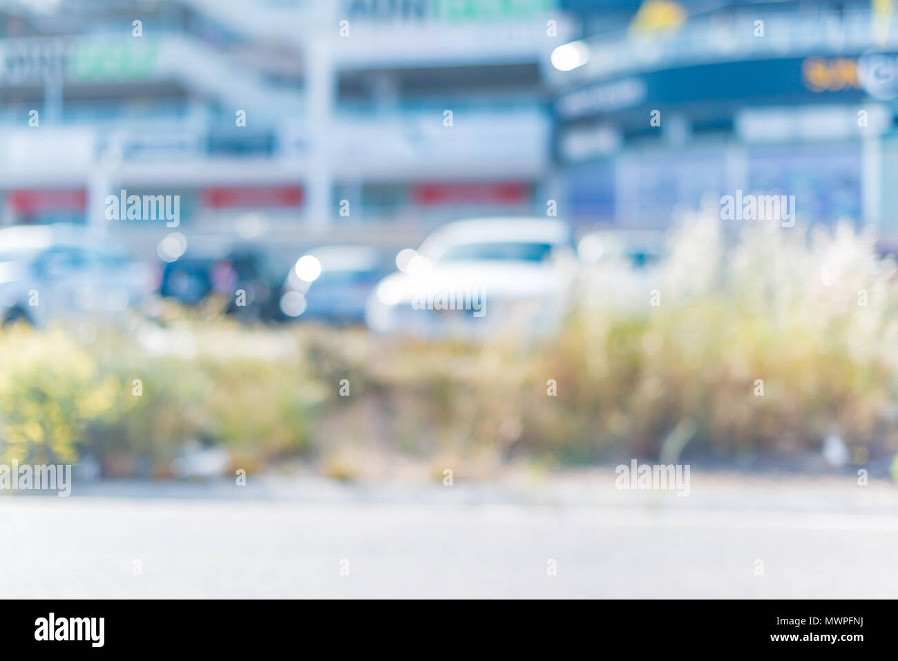 Defocused and blurred background, outdoor Stock Photo - Alamy