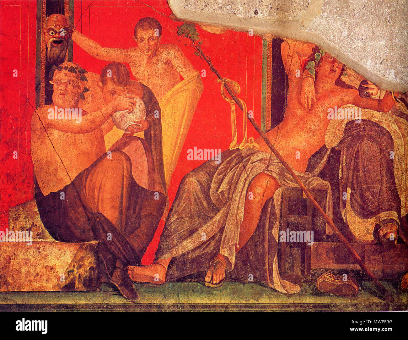 . English Fresco from the Sala di Grande Dipinto, Scene VI in the