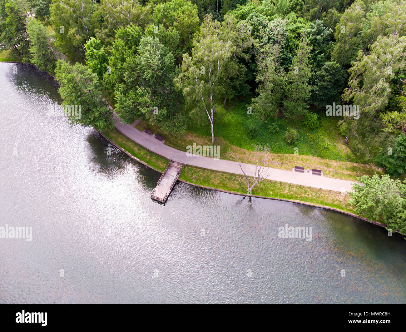 Wooden dock pier water summer hi-res stock photography and images - Alamy