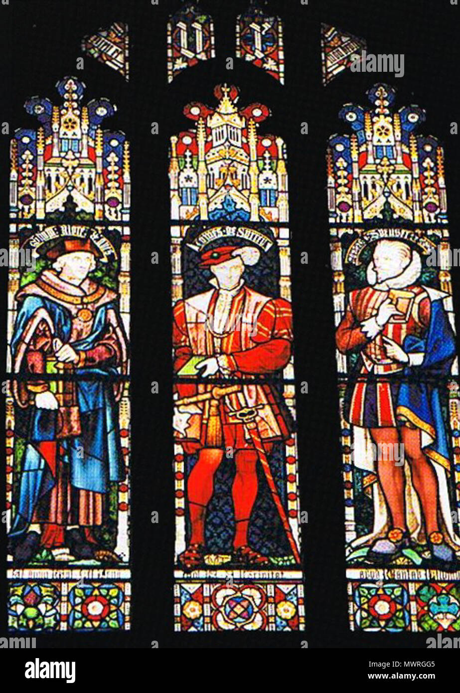 English Stained Glass From Sydney University Great Hall 1858 Clayton And Bell 5 Sydney Uni Window Stock Photo Alamy