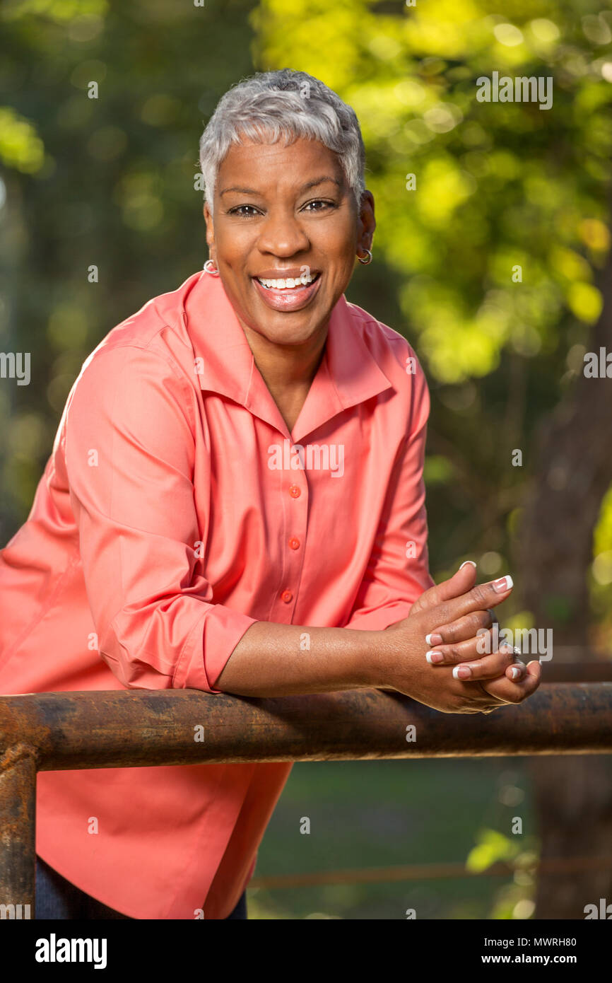 Portrait mature african american woman hi-res stock photography and ...