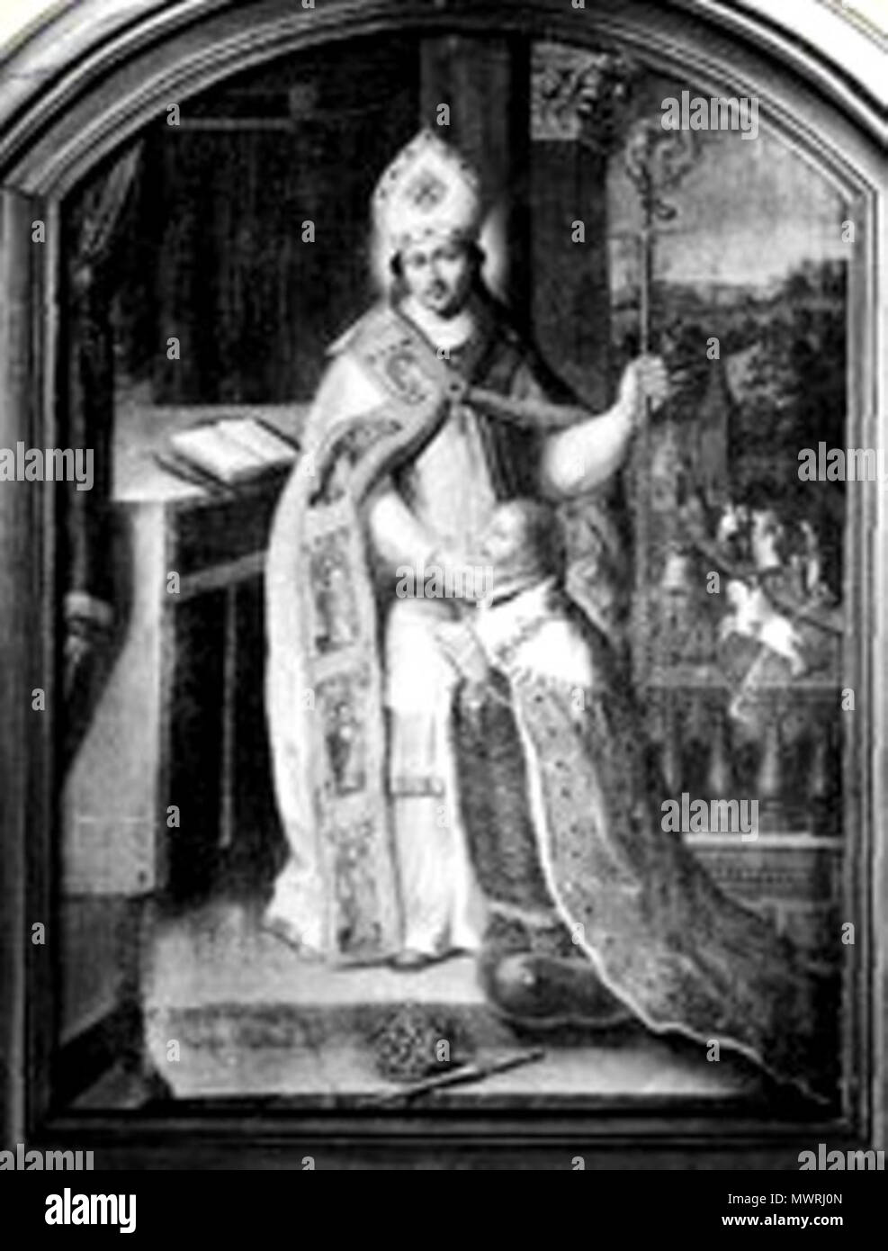 Français Saint Marculphe Rend Le Pouvoir Thaumaturgique Au