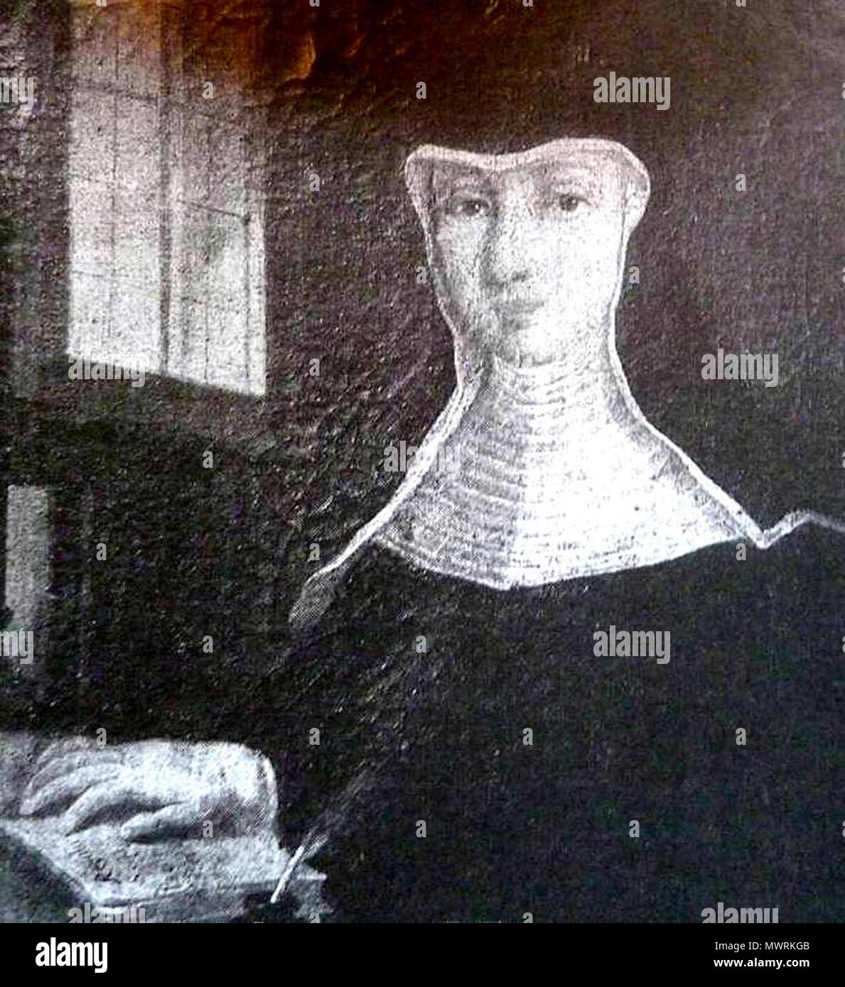 . Deutsch: Salome von Pfaumern, 1 Priorin der Benediktinerabtei Fulda . Unknown date. Unknown 540 Salume von Pfaumern Stock Photo
