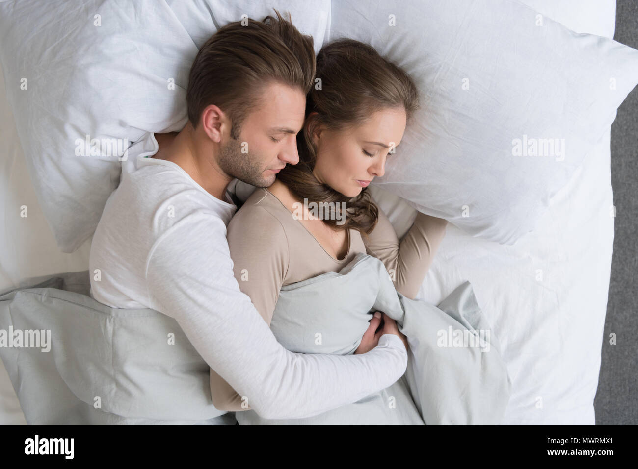 Boyfriend And Girlfriend Cuddling Girlfriend Hugging Boyfriend From