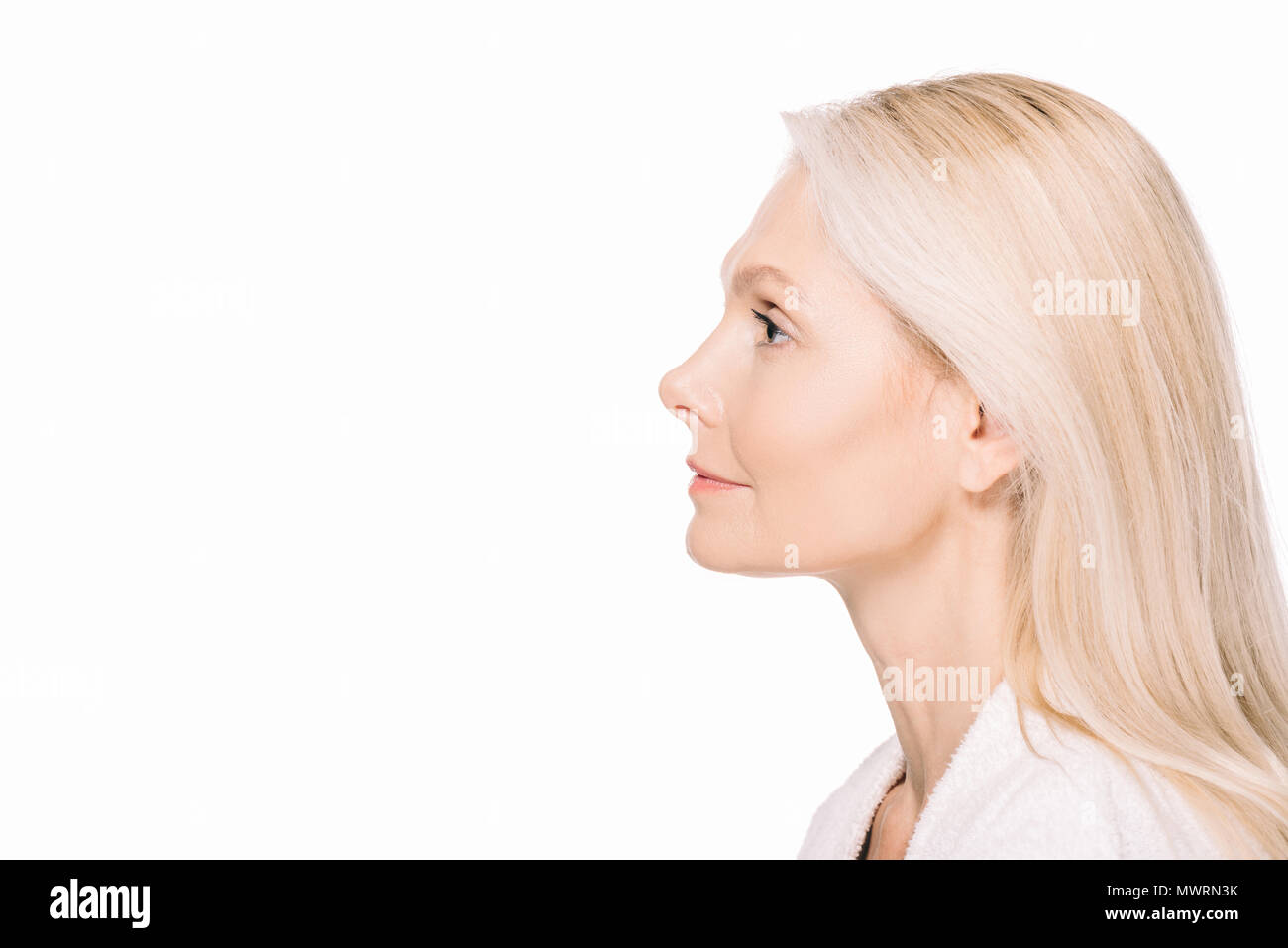 Mature woman in bath hi-res stock photography and images - Alamy