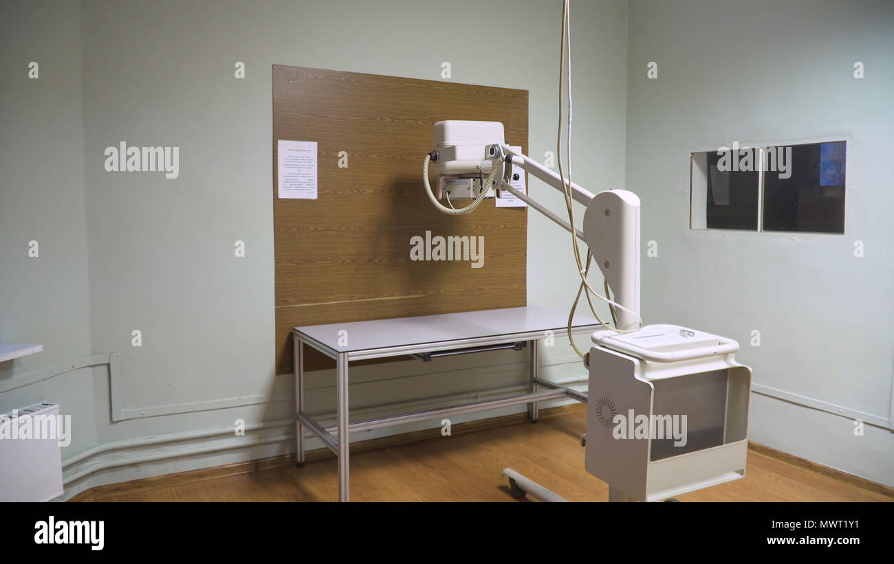 Medical office with Xray equipment. Xray room in a hospital ER