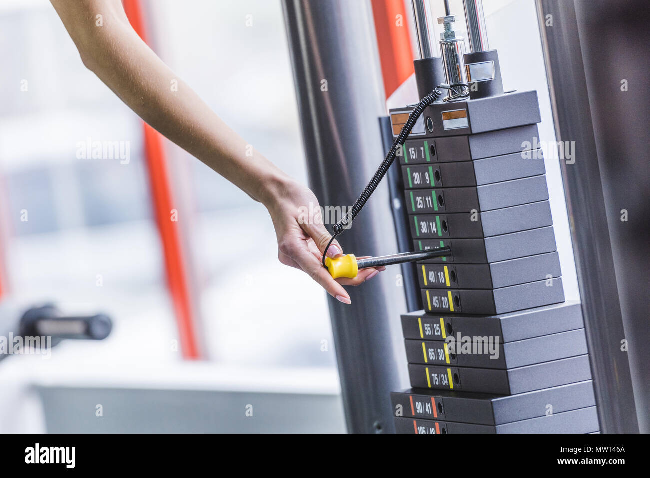 Adding weight hi-res stock photography and images - Alamy