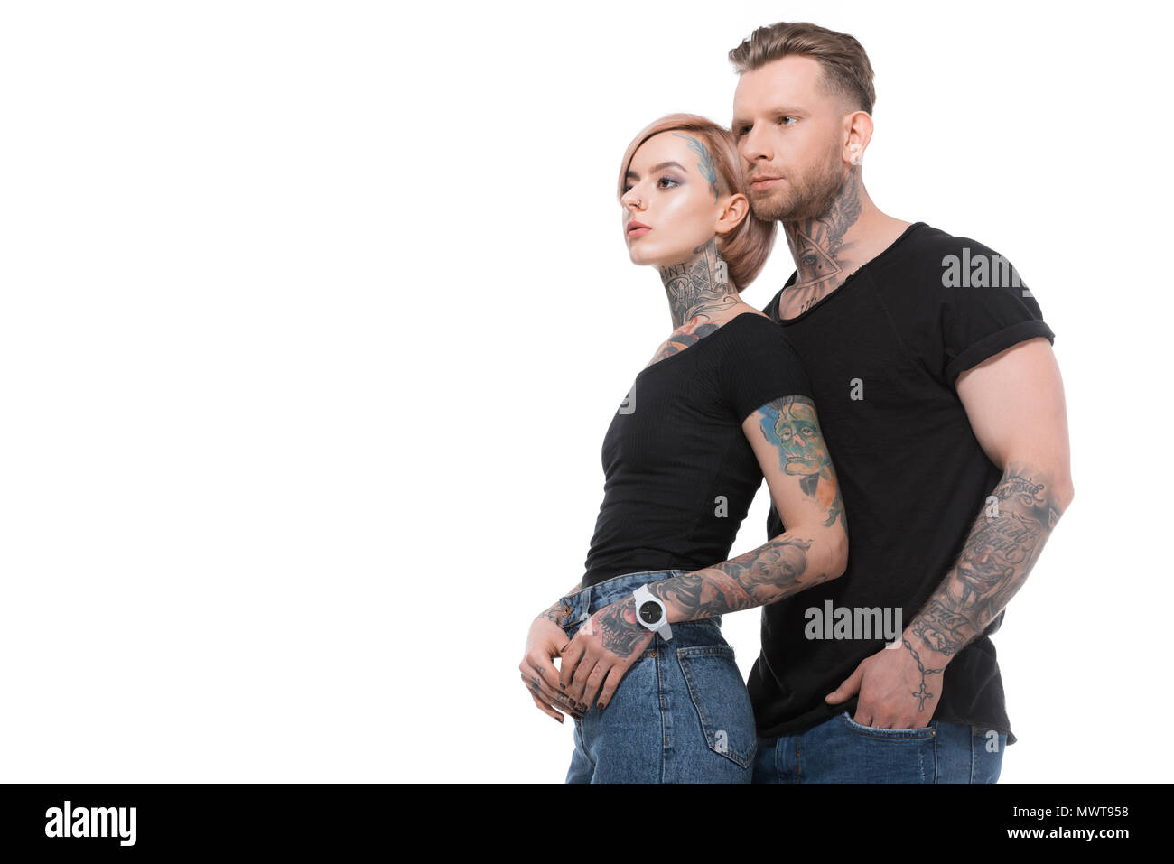Tattooed models hi-res stock photography and images - Alamy