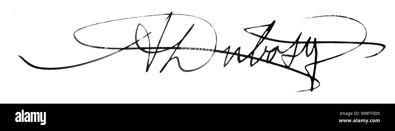 . English: Signature of Albert Dubosq . 25 March 2009, 04:13:40. Albert Dubosq 172 Dubosq signature Stock Photo