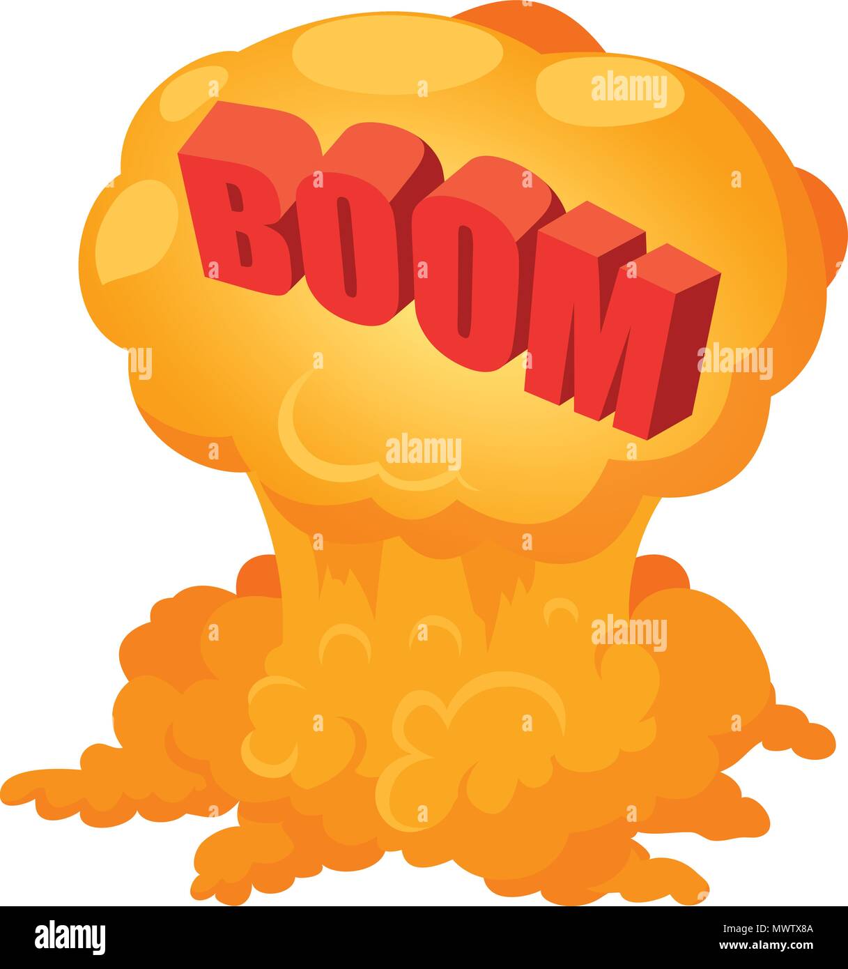 Boom speech bubble icon, isometric style Stock Vector
