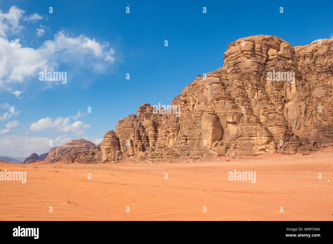 Beautiful scenery in the northern territories of Saudi Arabia, Middle East Stock Photo