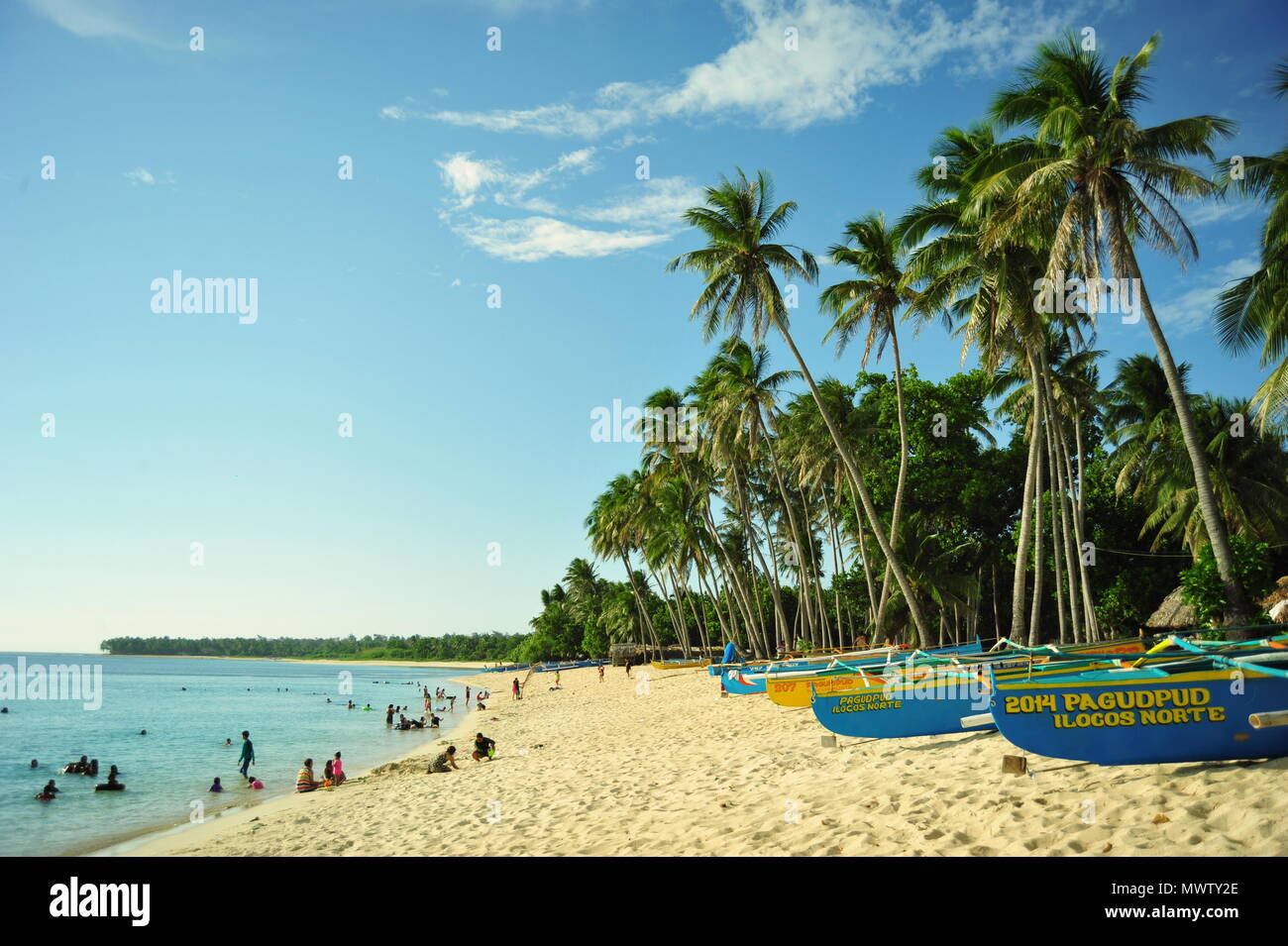 Saud Beach, Pagudpud, Luzon, Philippines Stock Photo