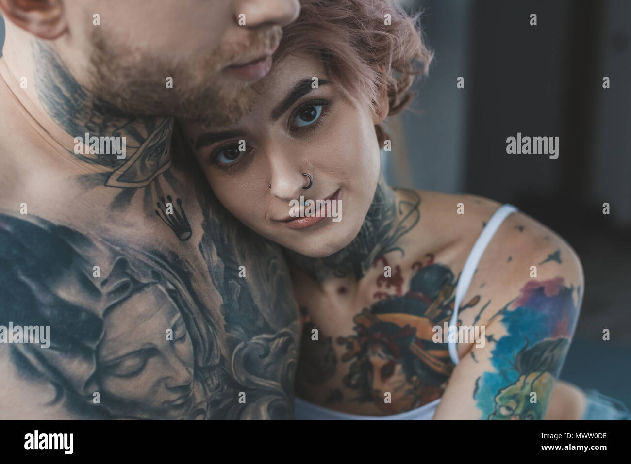 Bed Couple Tattoos Stock Photos - Free & Royalty-Free Stock Photos from  Dreamstime