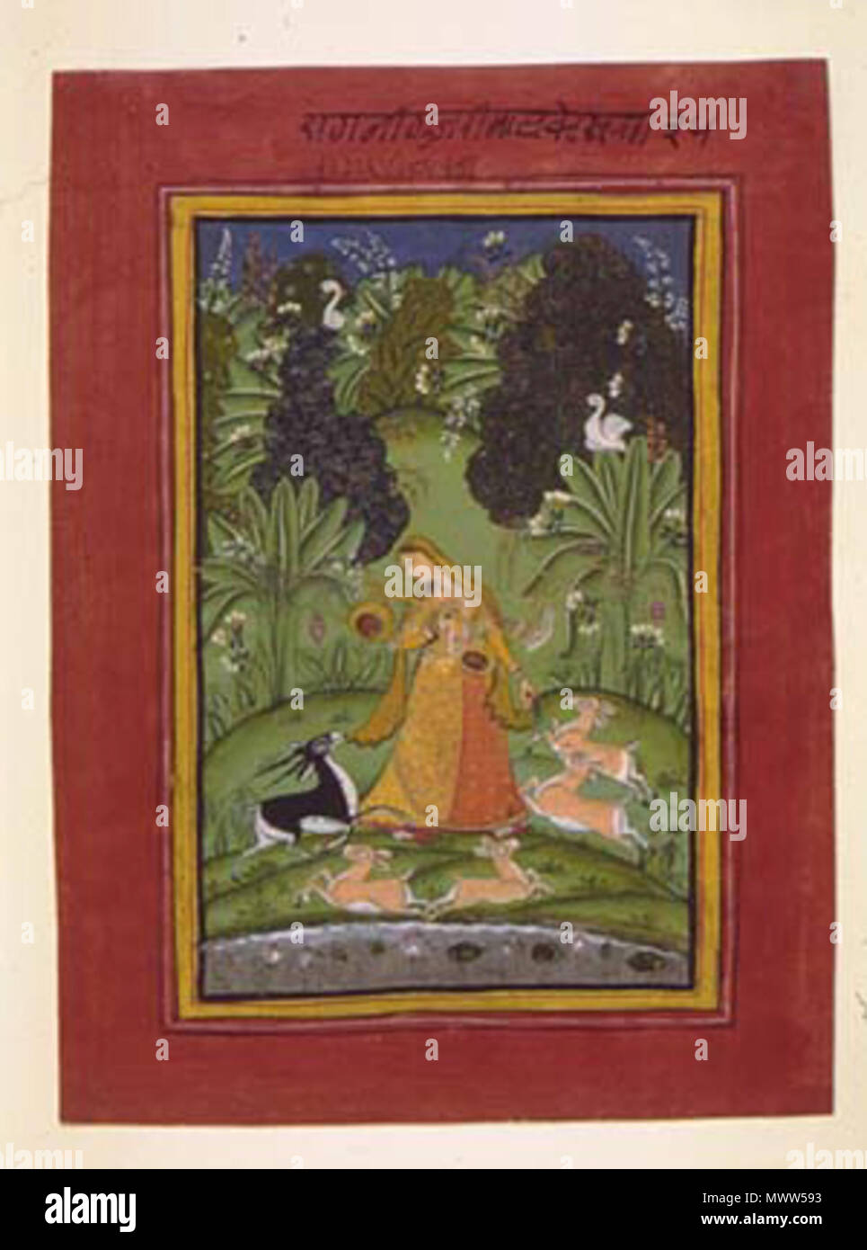 English Todi Ragini Ragamala Bundi Rajasthan 1591 Opaque english-todi-ragini-ragamala-bundi-rajasthan-1591-opaque