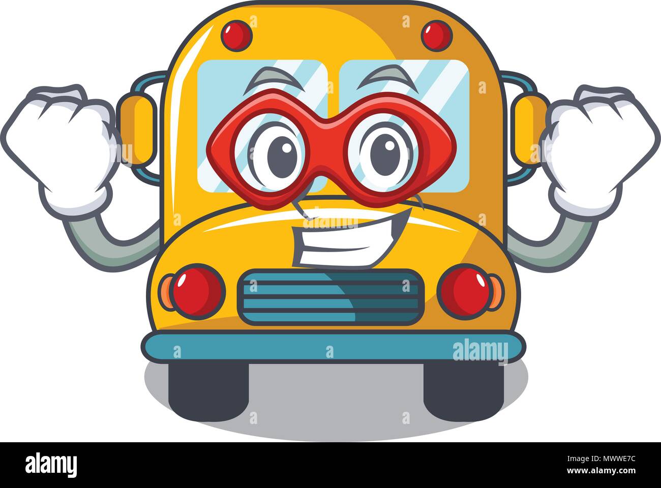 Super hero school bus character cartoon Stock Vector Image & Art - Alamy Super hero school bus character cartoon Stock Vector Image & Art - Alamy