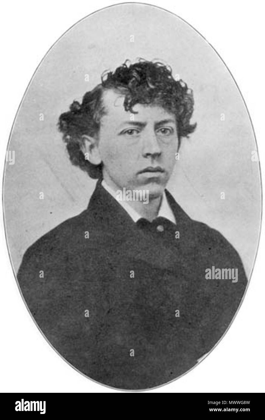 . Tom Bailey at 19 . Unknown date. Unknown 605 Thomas Bailey Aldrich 4