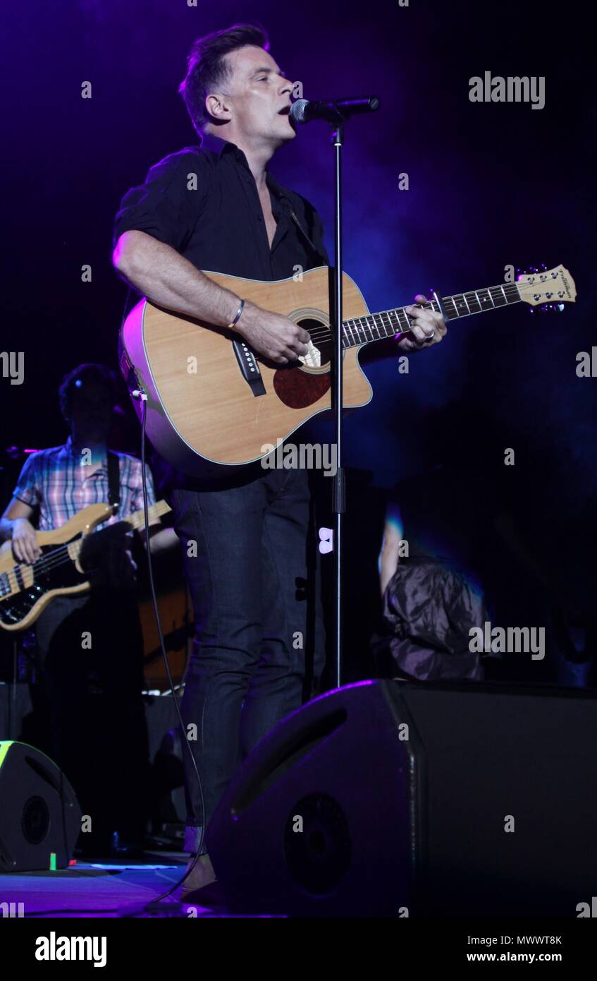 Liverpool,Uk, Scottish Ban Deacon Blue perform in liverpool as part of the Summer Pops festival, Credit Ian Fairbrother/Alamy Stock Photos Stock Photo