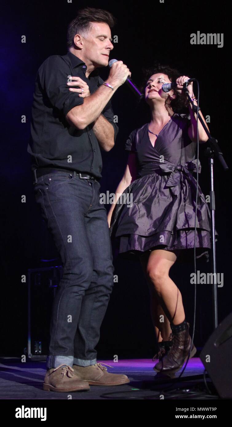 Liverpool,Uk, Scottish Ban Deacon Blue perform in liverpool as part of the Summer Pops festival, Credit Ian Fairbrother/Alamy Stock Photos Stock Photo