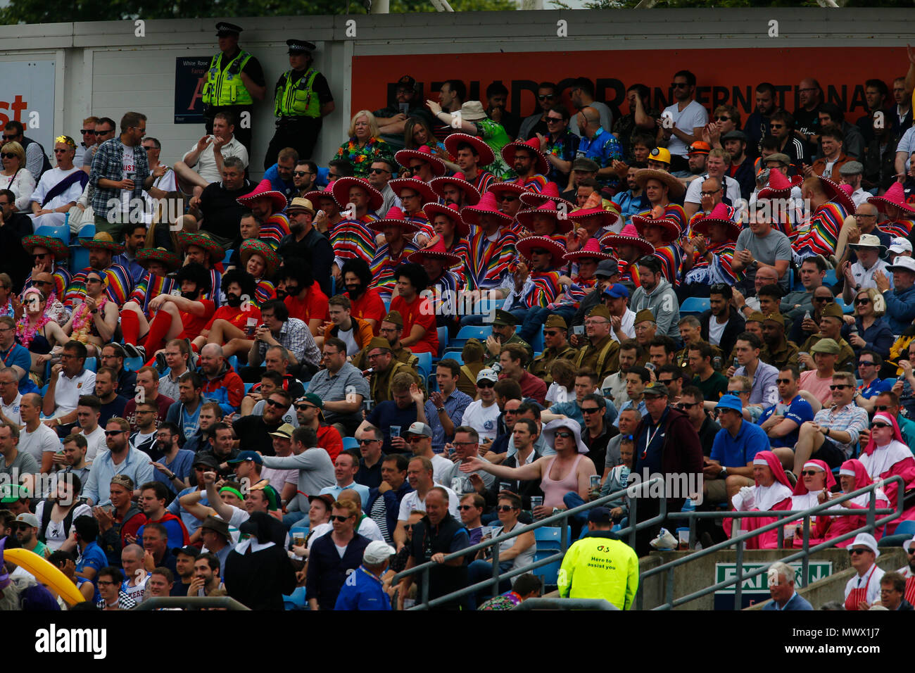 Cricket fans fancy dress hires stock photography and images Alamy
