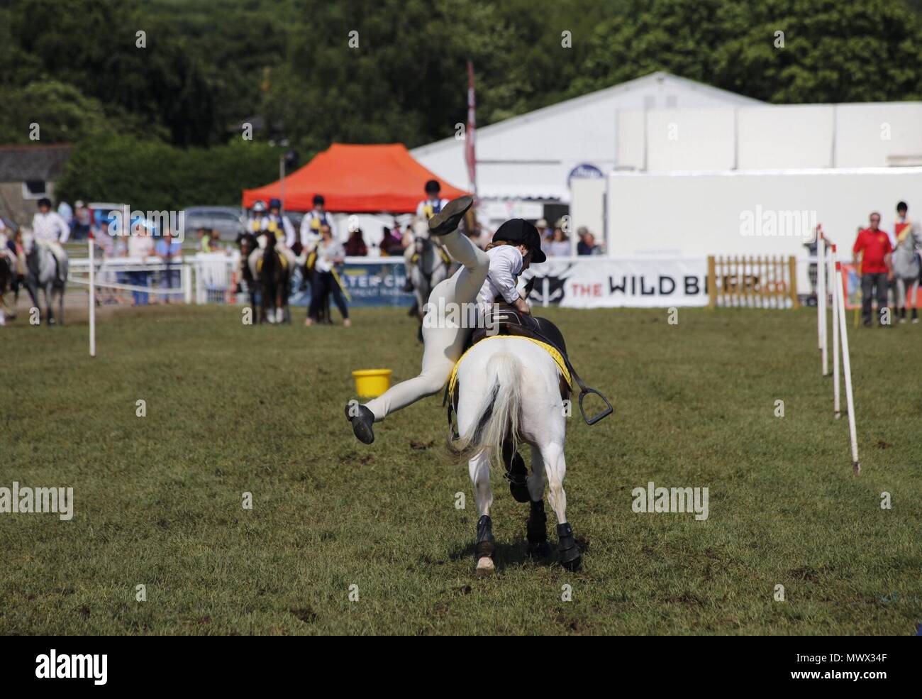 Somerset, UK. 2nd June 2018. The show continues in the afternoon heat as thousands of people enjoy the hot conditions, live demonstrations and plenty of food and drink Credit: Wayne Farrell/Alamy Live News Stock Photo