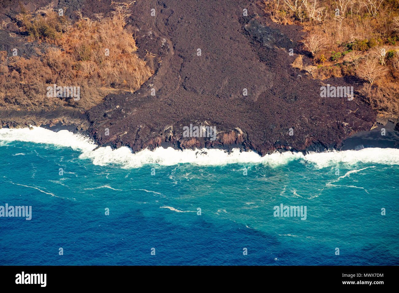 Pahoa, HI, USA. 2nd June, 2018. Hawaii's Kilauea Volcano in Pahoa, HI