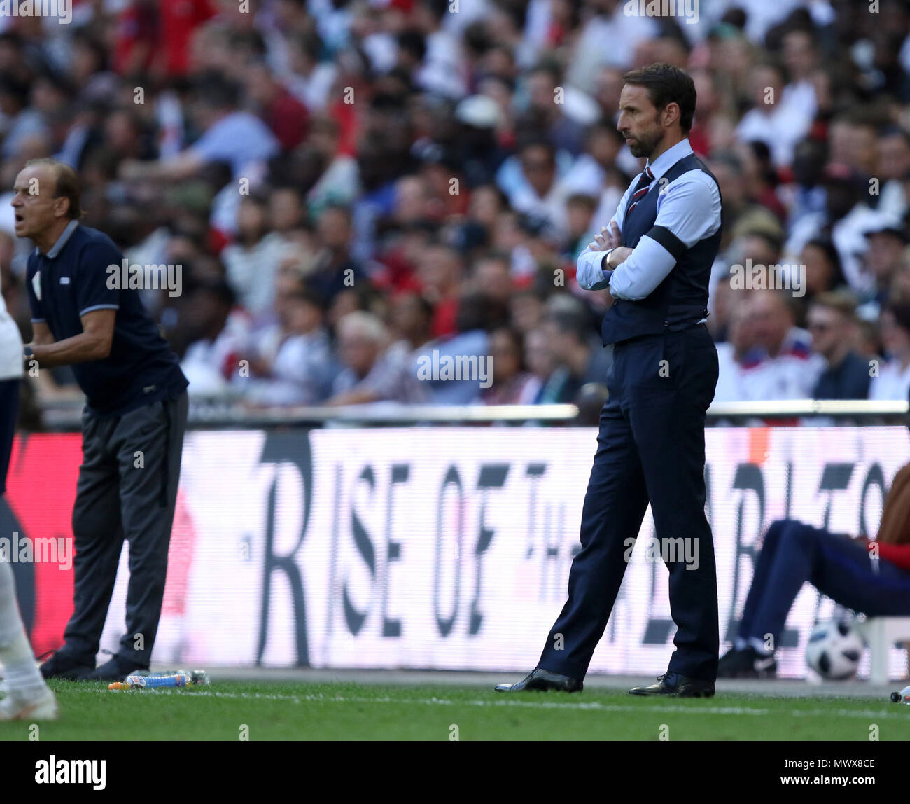 Wembley, London, Uk. 2nd Jun, 2018. Gareth Southgate (england Manager 