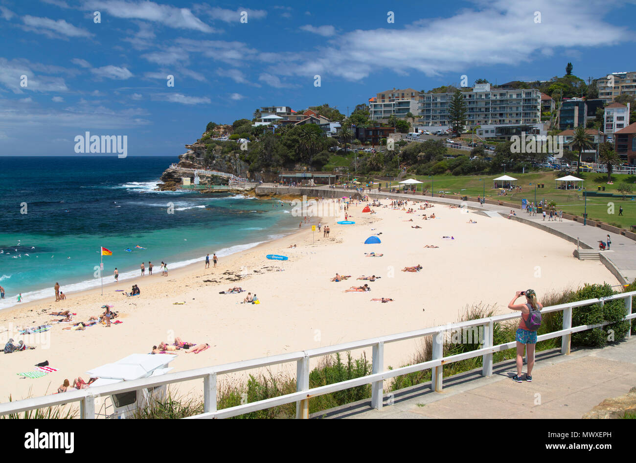 Bronte Beach, Sydney, New South Wales, Australia, Pacific Stock Photo
