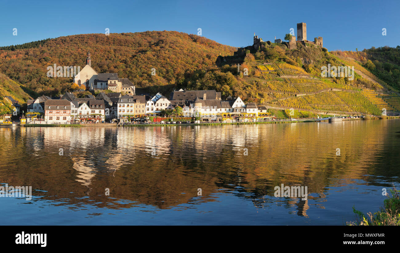 Germany rhineland palatinate beilstein town hi res stock photography