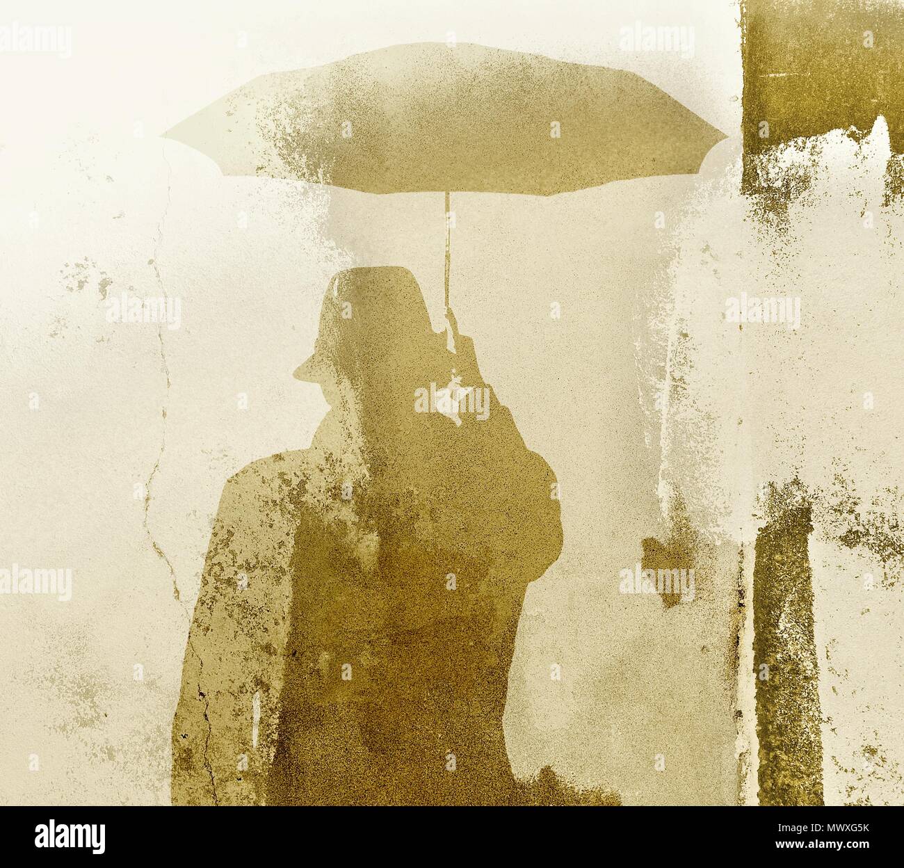 Old man hat silhouette hi-res stock photography and images - Alamy