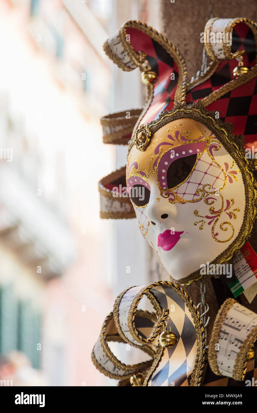 Venice Carnival, Venice, UNESCO World Heritage Site, Veneto, Italy, Europe Stock Photo