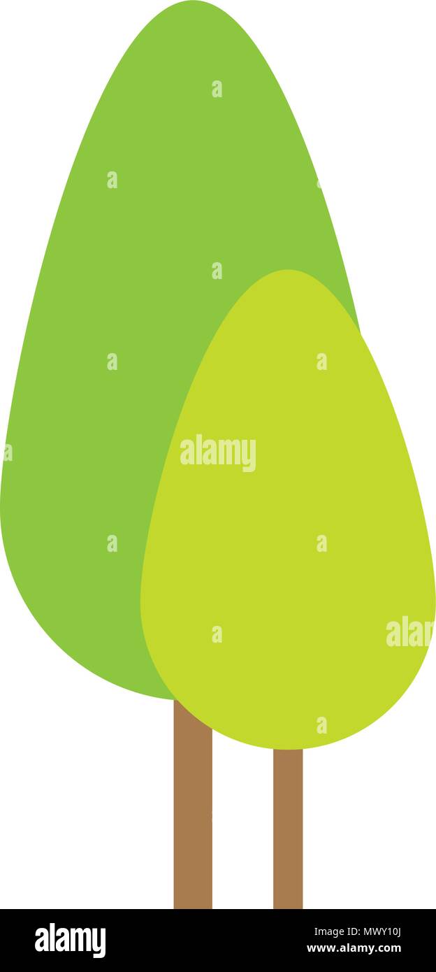 trees plants forest icon Stock Vector Image & Art - Alamy