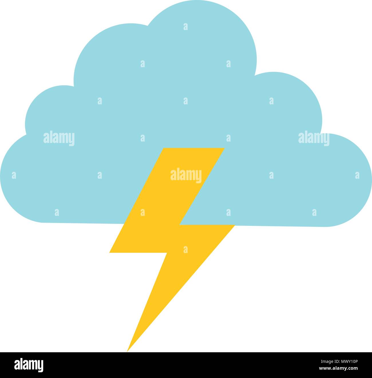 cloud weather with rays Stock Vector Image & Art - Alamy