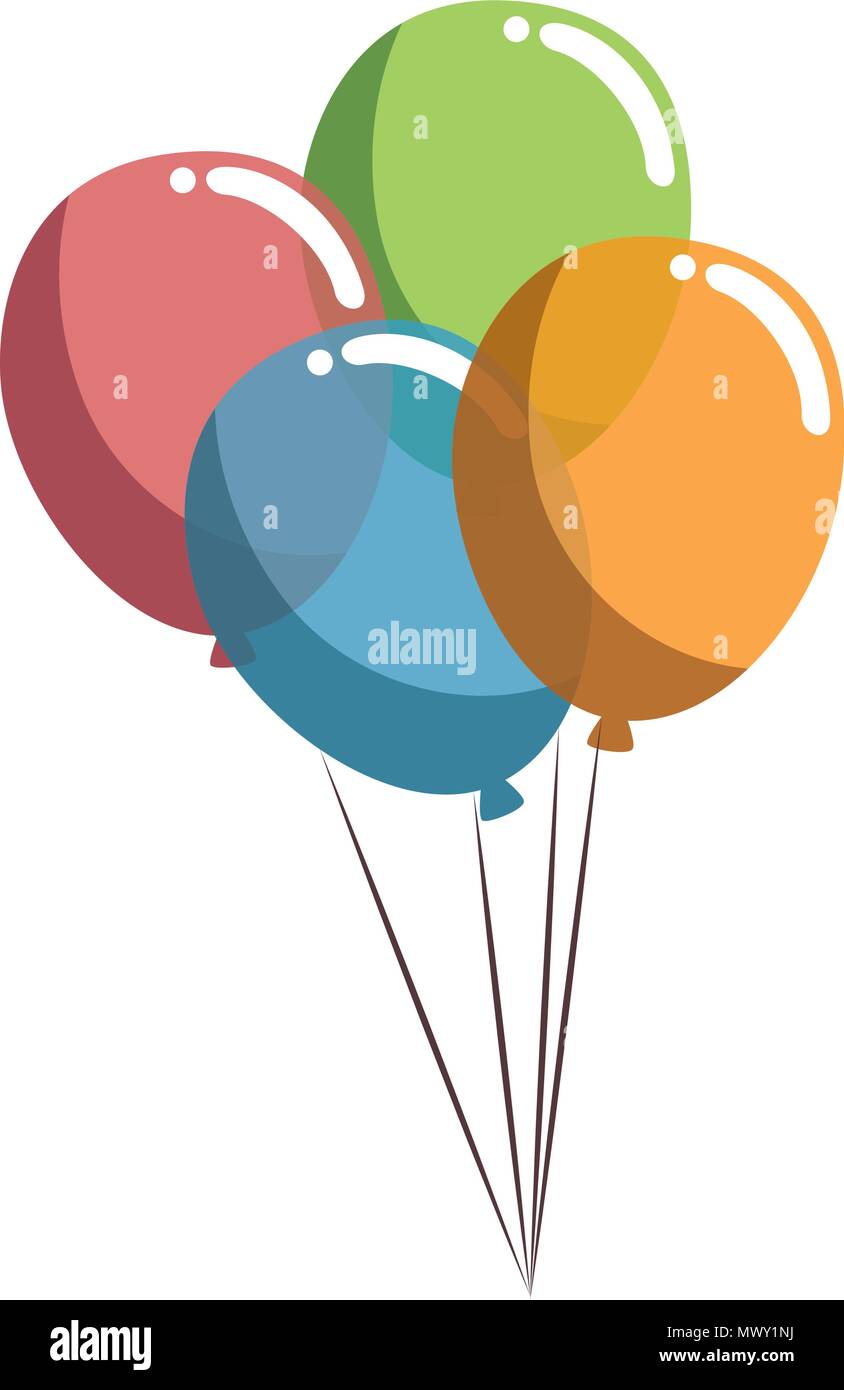 party balloons helium icon Stock Vector Image & Art - Alamy