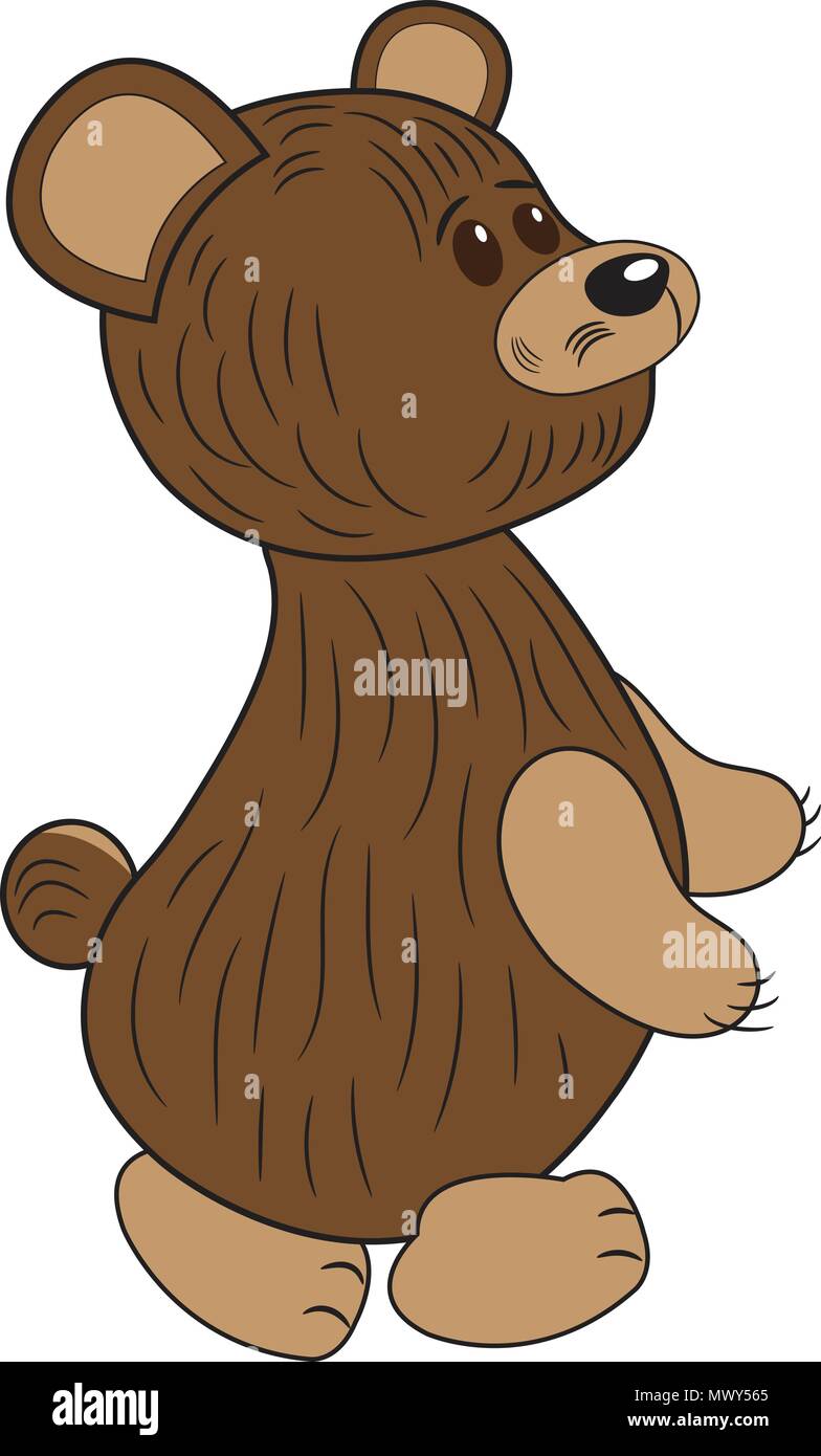 bear brown cartoon vector illustration Stock Vector Image & Art - Alamy